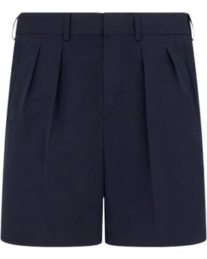 Tom Ford Fluid Poplin Tailored Shorts - Blue