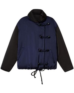 Isabel Marant Bleza Silk Coat - Blue