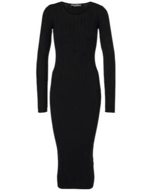 Dolce & Gabbana Midi Dress - Black