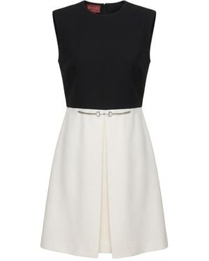 Gucci Horsebit Embellished Dress - Black