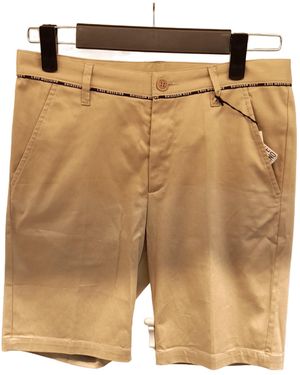 Moschino Belt-Loop Shorts - Natural