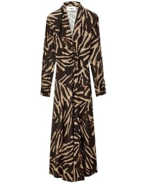 Ba&sh Zahirah Long-Sleeve Midi Dress - White