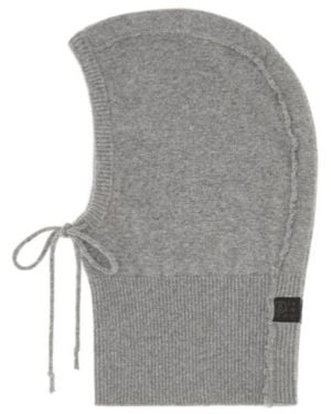 MM6 by Maison Margiela Knit Hood - Grey
