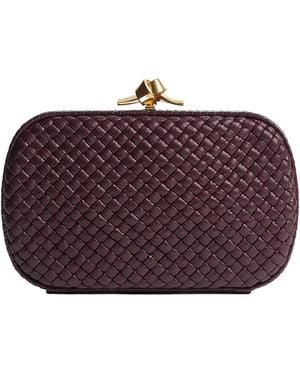 Bottega Veneta Soft Knot Clutch Bag - Red