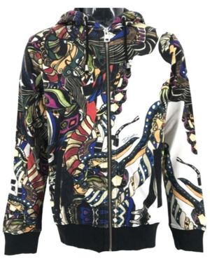 Just Cavalli Long-Sleeved Casual Jacket - Multicolor
