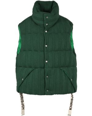 Khrisjoy Puff Knitted Padded Vest - Green