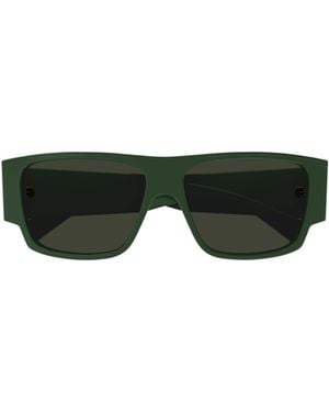 Bottega Veneta Eyewear Rectangle Frame Sunglasses - Multicolour