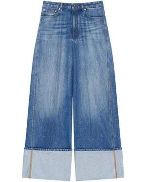 Givenchy Turn-Up Hem Jeans - Blue