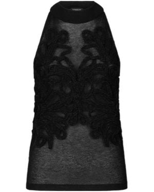 Dondup Sleeveless Top - Black