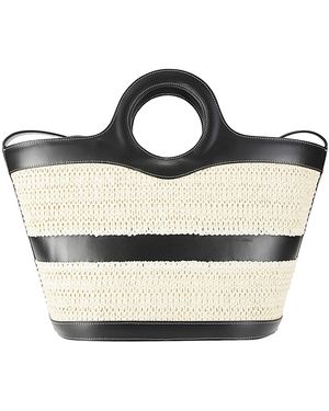 Hereu Nasta Woven Tote Bag - Blue