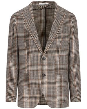 Tagliatore Long-Sleeve Blazer - Brown