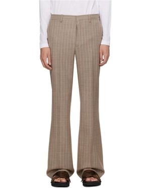 Dries Van Noten Straight Casual Trousers - Grey