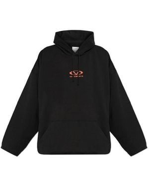 VETEMENTS☆関税込☆ブラック Paris XXXL コットン フーディ VETEMENTS zip-up Hoodie | Black | FARFETCH JO