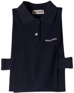 Miu Miu Sleeveless and tank tops for Women | Online Sale up to 47