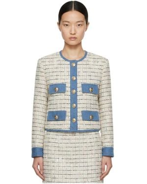 Marissa Chiara Long Sleeve Jacket - Blue
