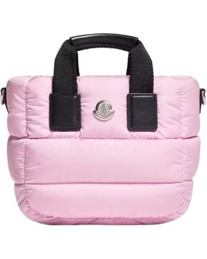 Moncler Caradoc Water-Repellent Micro Tote Bag - Pink