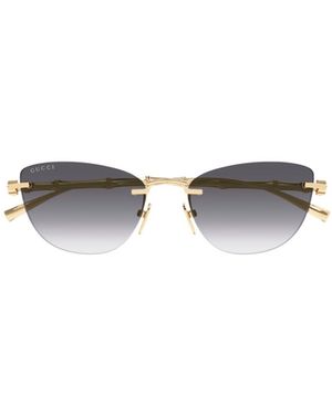 Gucci Metal Sunglasses - White