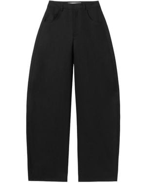 Séfr Casual Trousers With Belt Loops - Black