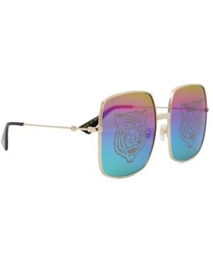 Gucci Largeframed Sunglasses - Blue