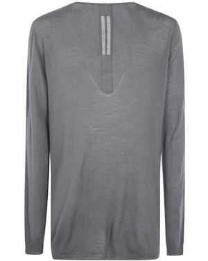 Rick Owens Long-Sleeved Knitwear - Grey