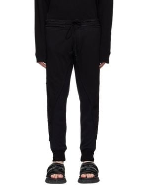 Greg Lauren Lace Up Casual Pants - Black