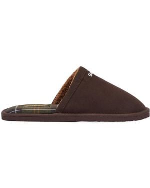 Barbour Everitt Mule Slippers - Brown