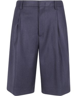 Tagliatore Belt-Loop Shorts - Blue