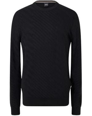 BOSS Knitted Top - Black