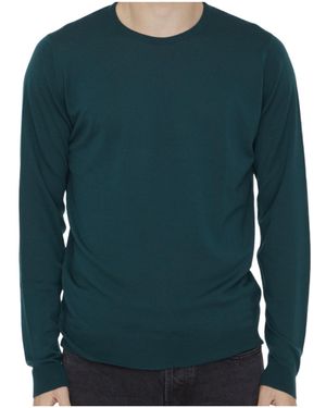 John Smedley Lundy Merino Wool Sweater - Green
