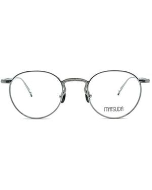 Matsuda M3140 Round-Frame Glasses - White