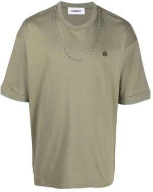 Ambush Embroidered-Motif Short-Sleeve T-Shirt - Green