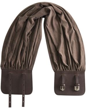 Paloma Wool Pleated Belt - Brown