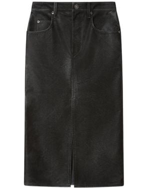 Isabel Marant Belted Skirt - Black