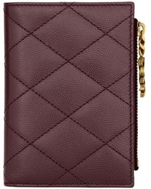 Saint Laurent Bifold Wallet - Purple