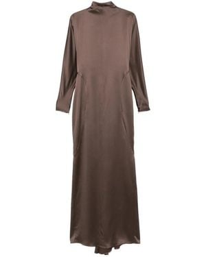 Max Mara Long-Sleeved Dress - Brown