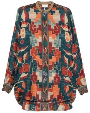 Pierre Louis Mascia Long-Sleeved Shirt - Blue