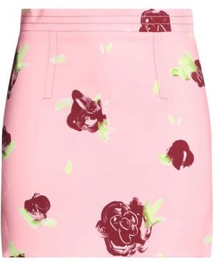 Marni Floral Pattern Skirt - Pink