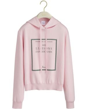 Dior Book Cover Hooded Sweatshirt - Pink