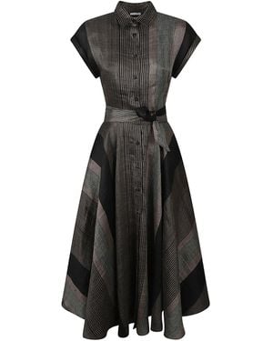 Sara Roka Danielle Shirt Dress - Black