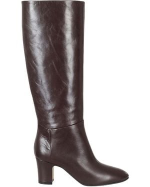 Alberta Ferretti Block-Heeled Tall Boots - Brown