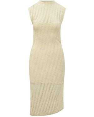 IRO Aysson Openwork Knit Midi Dress - Natural