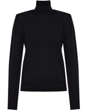 Dolce & Gabbana Turtleneck Knitted Jumper - Blue