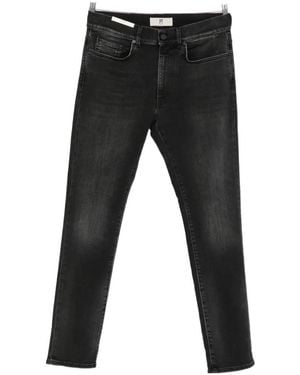Pt Pantaloni Pt Torino Cinque Tasche Slim Jeans - Black