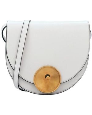Marni Small Monile Logo Shoulder Bag - White