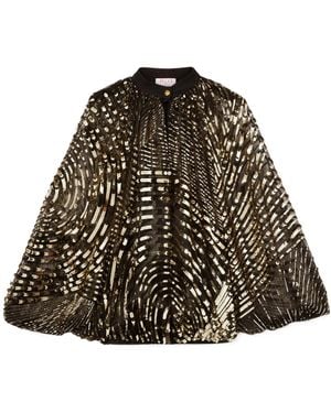 PUCCI Pucci Iride Sequined Blouse - Brown