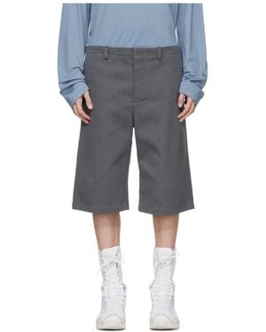 Rier Antique Gabardine Shorts - Grey