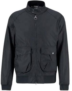 Barbour Zip-Up Bomber Jacket - Grey