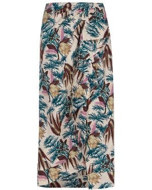 Ulla Johnson Pattern Skirt - Blue