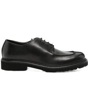 Common Projects Apron-Toe Chunky-Sole Derby Shoes - Black
