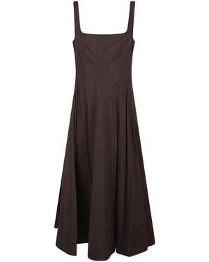 STAUD Wells Dress - Brown